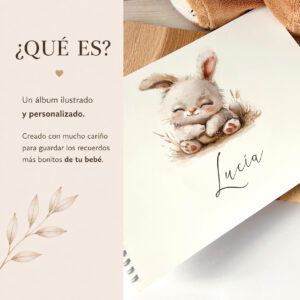 Qué es un álbum personalizado para bebé